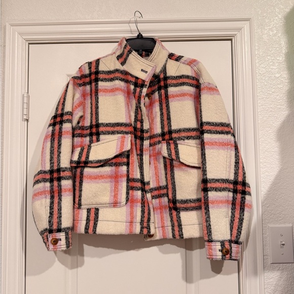 bagatelle Jackets & Blazers - BAGATELLE PLAID JACKET SIZE MEDIUM